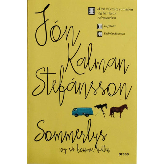 Sommerlys, og så kommer natten. Brukte bøker av Jón Kalman Stéfansson
