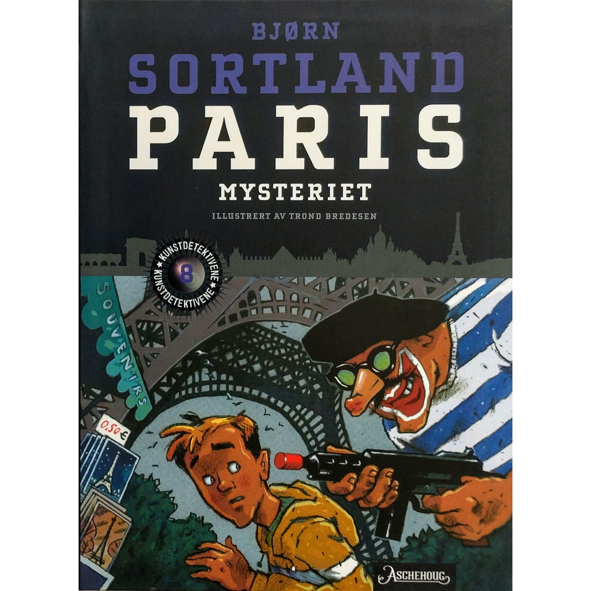 Paris-Mysteriet - Kunstdetektivene 8, brukte bøker av Bjørn Sortland