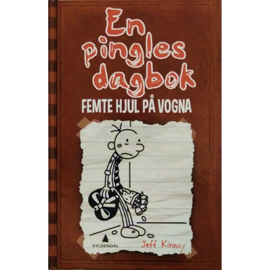 En pingles dagbok 7 - Femte hjul på vogna - Brukte barnebøker av Jeff Kinney
