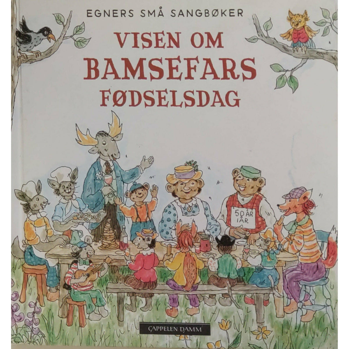 Visen om Bamsefars fødselsdag - Brukte barnebøker av Thorbjørn Egner