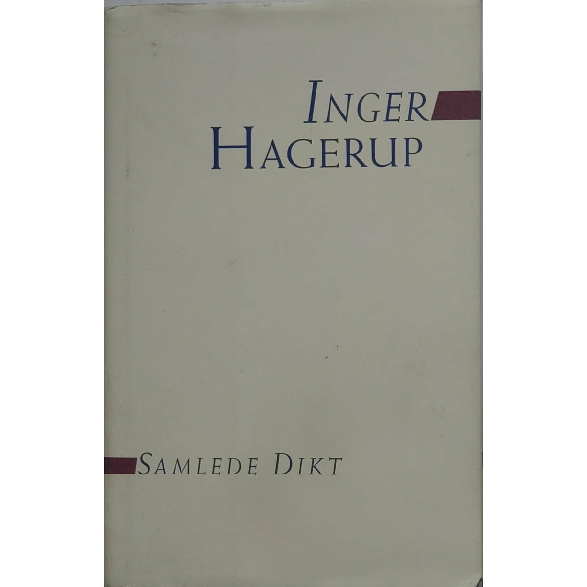 Samlede dikt, brukte bøker av Inger Hagerup