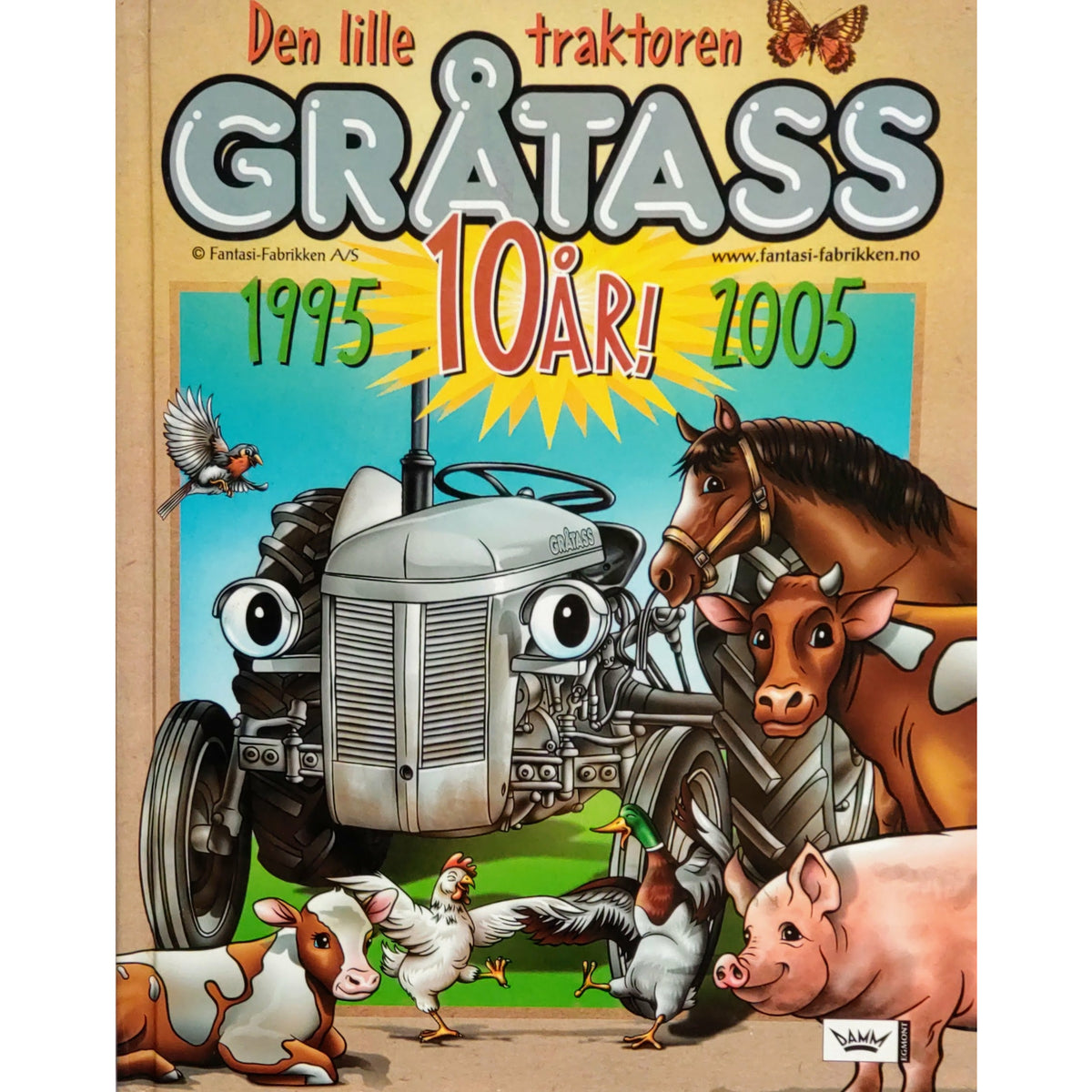 Den lille traktoren Gråtass - 10 år 1995-2005