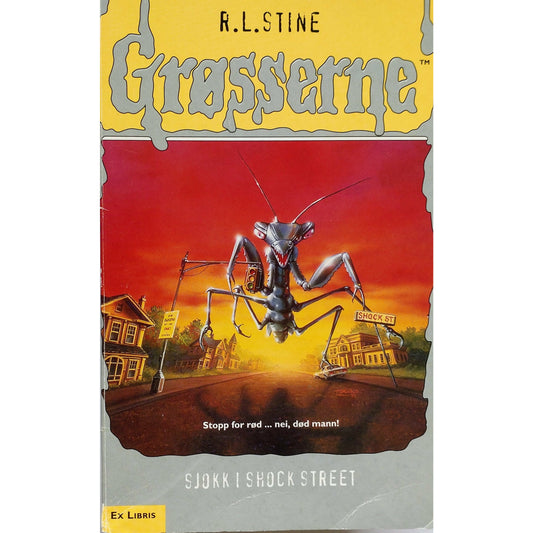 Grøsserne 35 - Sjokk i Shock Street - Brukte bøker av R.L. Stine