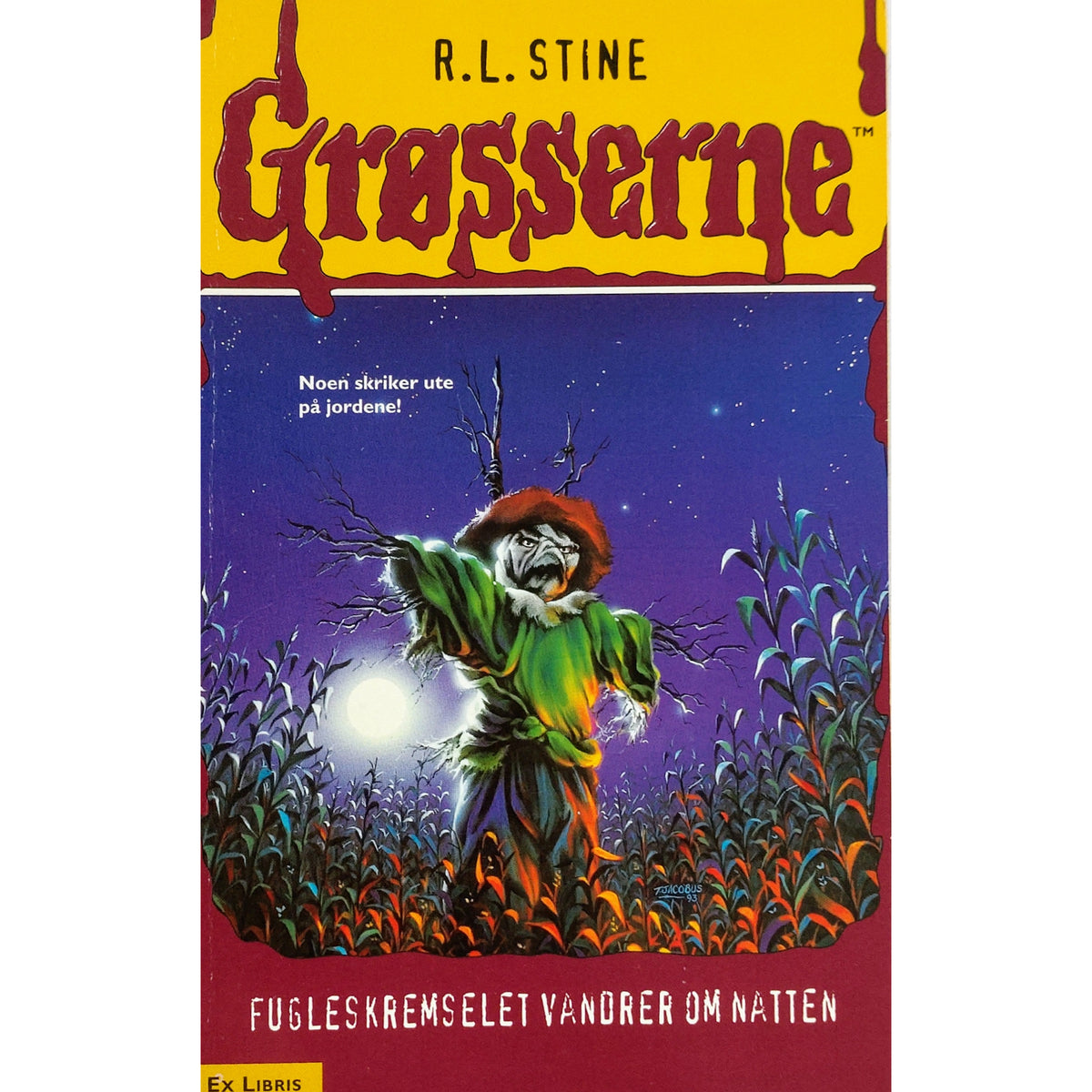 Grøsserne 20 - Fugleskremselet vandrer om natten - Brukte bøker av R.L. Stine