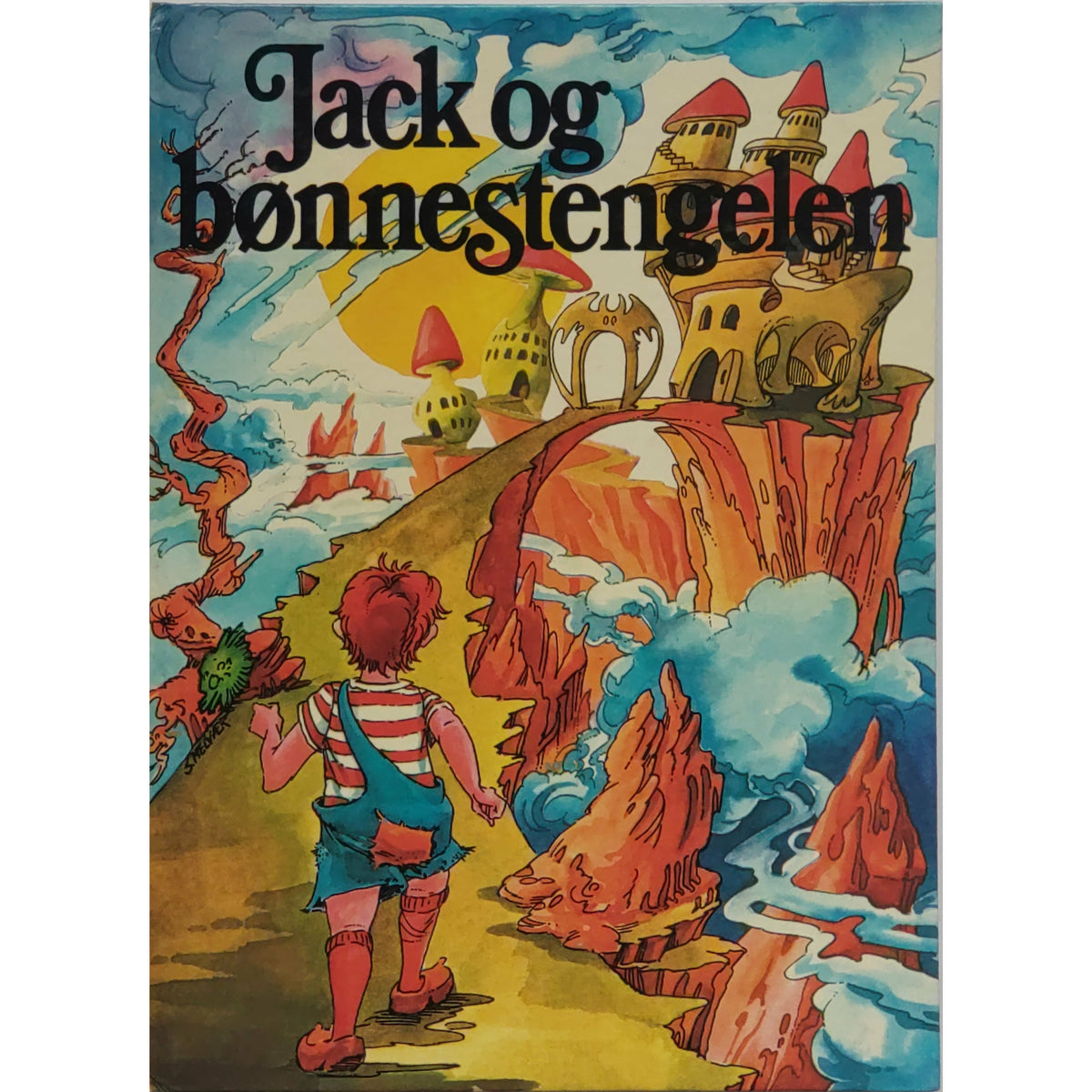 Jack og bønnestengelen. Engelsk folkeeventyr. Brukte bøker fra Bokklubben barnas bokpakke