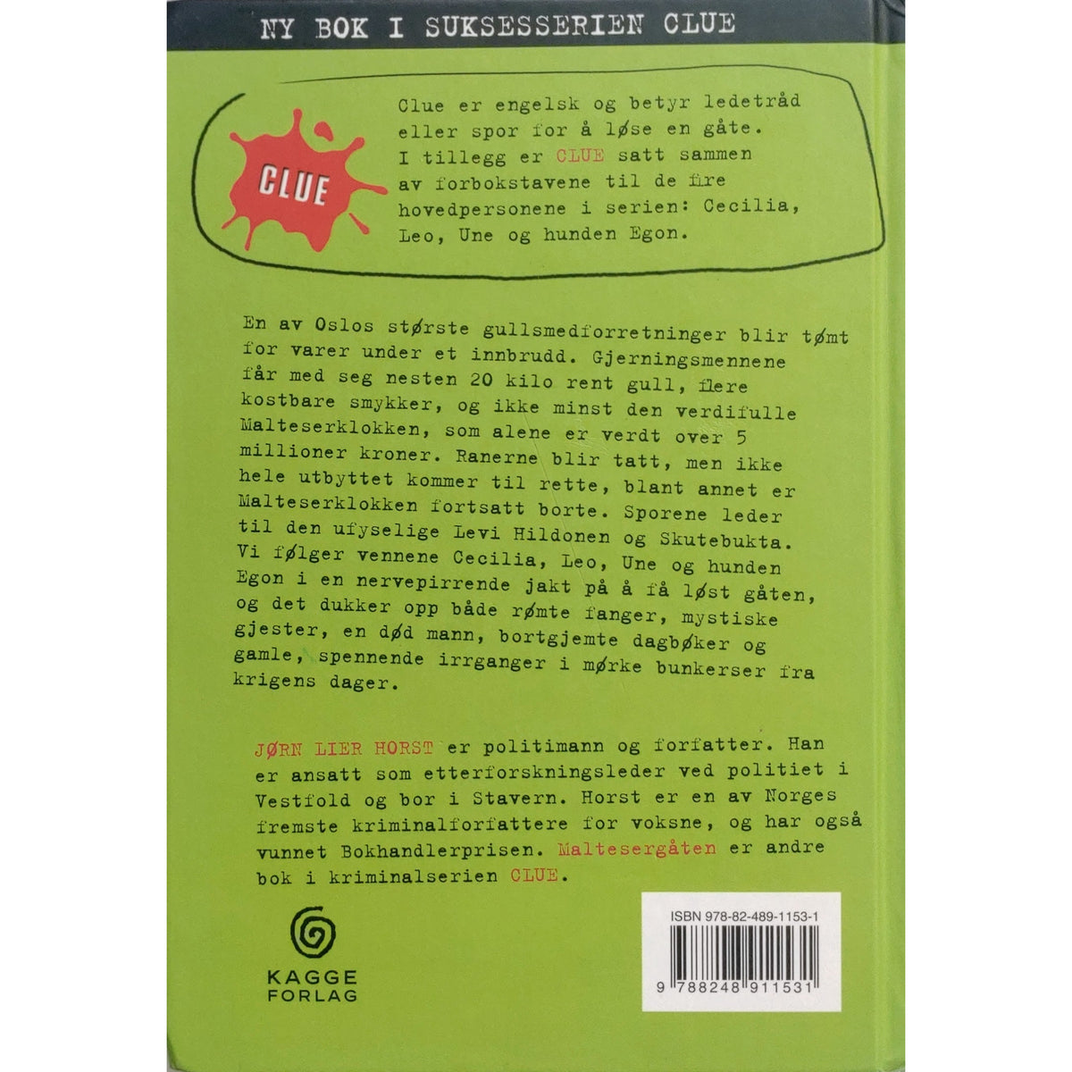 Horst, Jørn Lier: Maltesergåten - Clue-serien 2