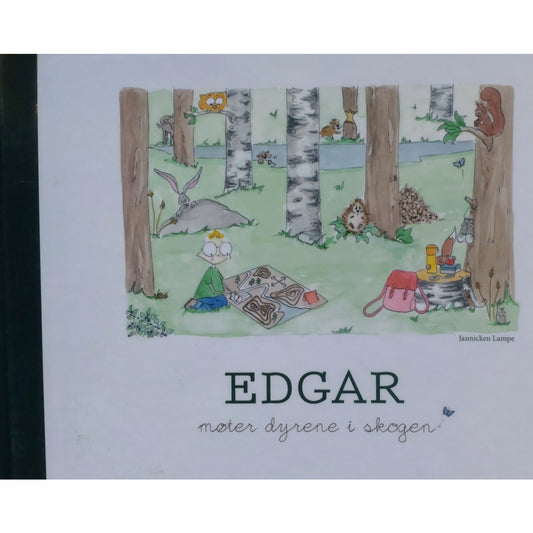 Edgar møter dyrene i skogen, brukte bøker av Jannicken Lampe