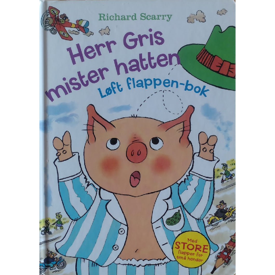 Herr Gris mister hatten - Brukte bøker av Richard Scarry