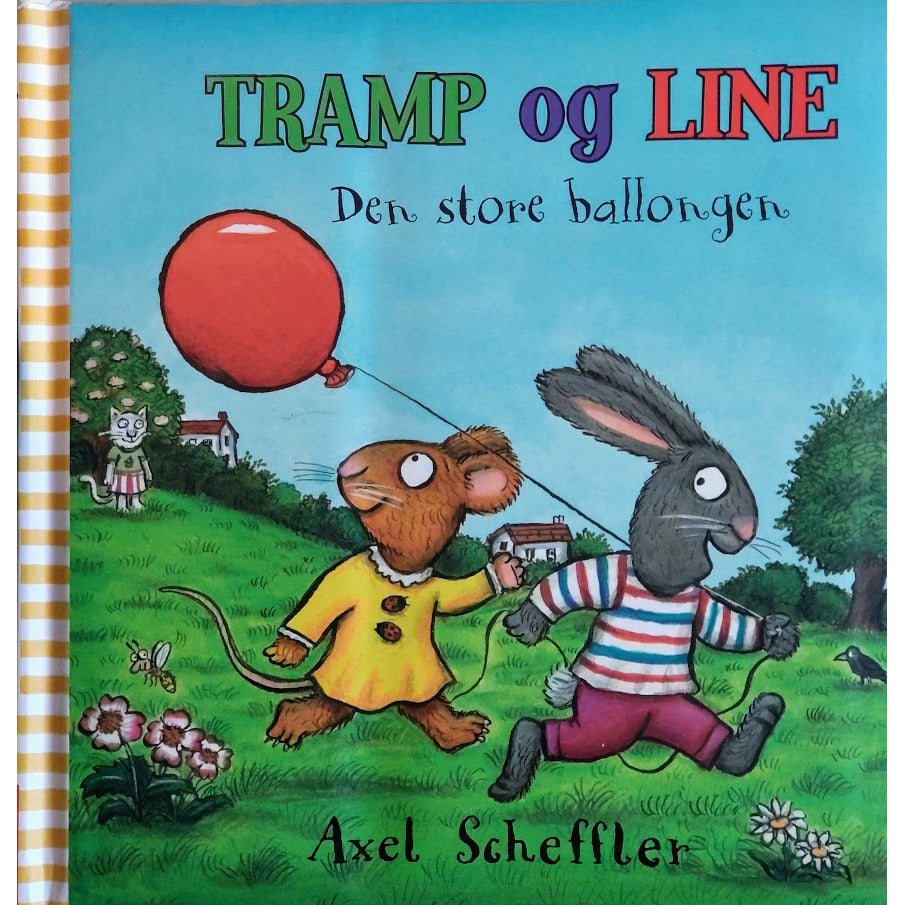 Tramp og Line - Den store ballongen. Brukte bøker av Axel Scheffler