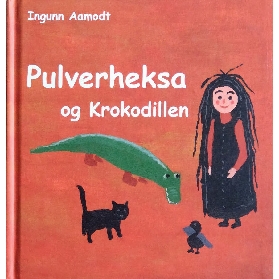 Pulverheksa og krokodillen, brukte bøker av Ingunn Aamodt