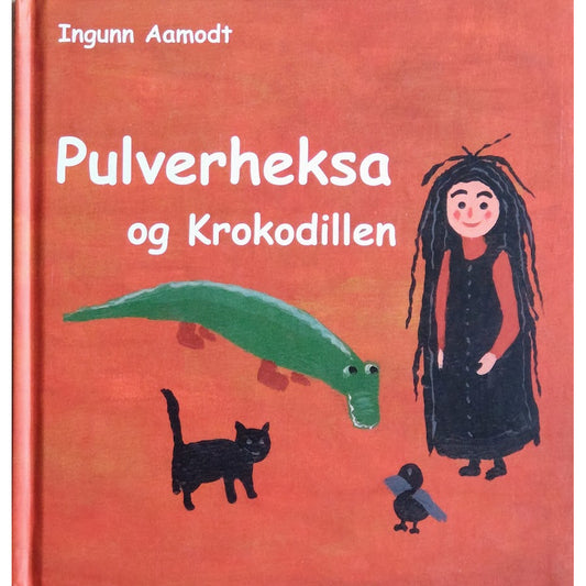 Pulverheksa og krokodillen, brukte bøker av Ingunn Aamodt