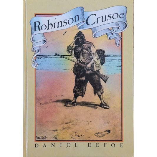 Robinson Crusoe. Brukte bøker av Daniel Defoe