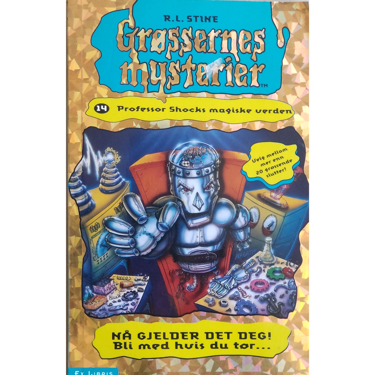 Grøssernes mysterier 14 - Professor Shocks magiske verden - Brukte bøker av R.L. Stine