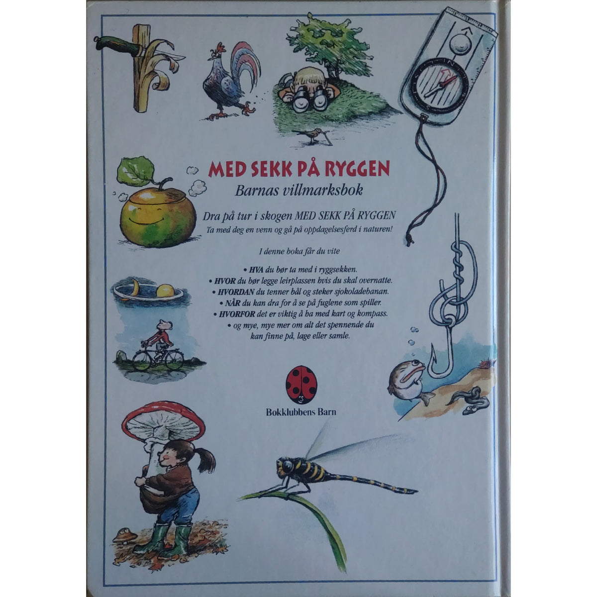 Med sekk på ryggen. Barnas villmarksbok, brukte bøker av Espen Farstad