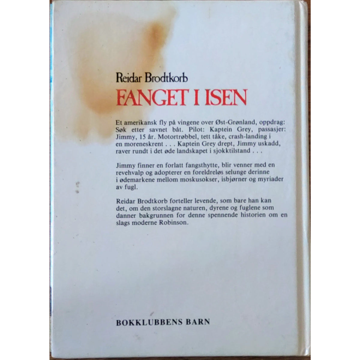 Fanget i isen. Brukte bøker av Reidar Brodtkorb